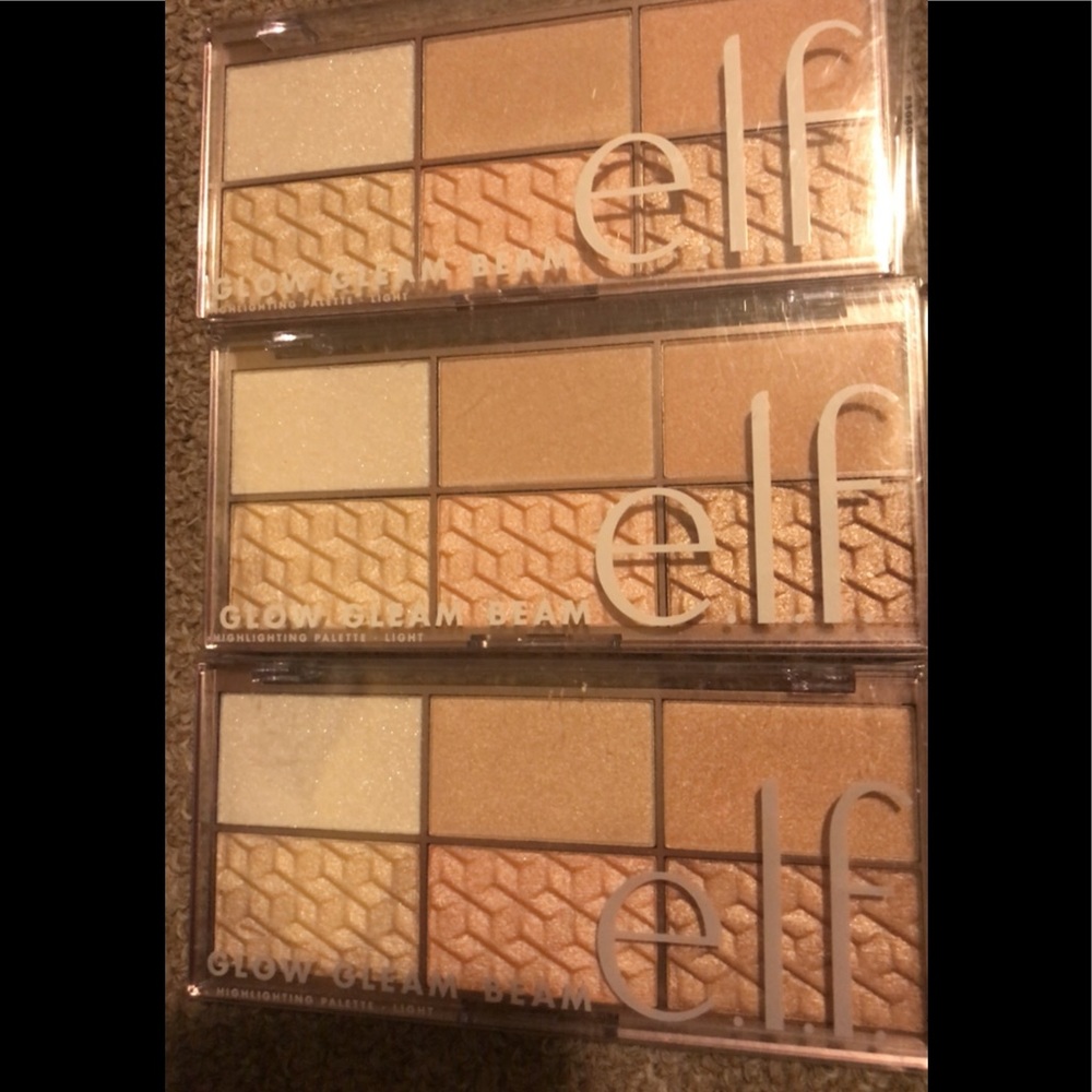 E.L.F Highlighter pallets X3 great for resale